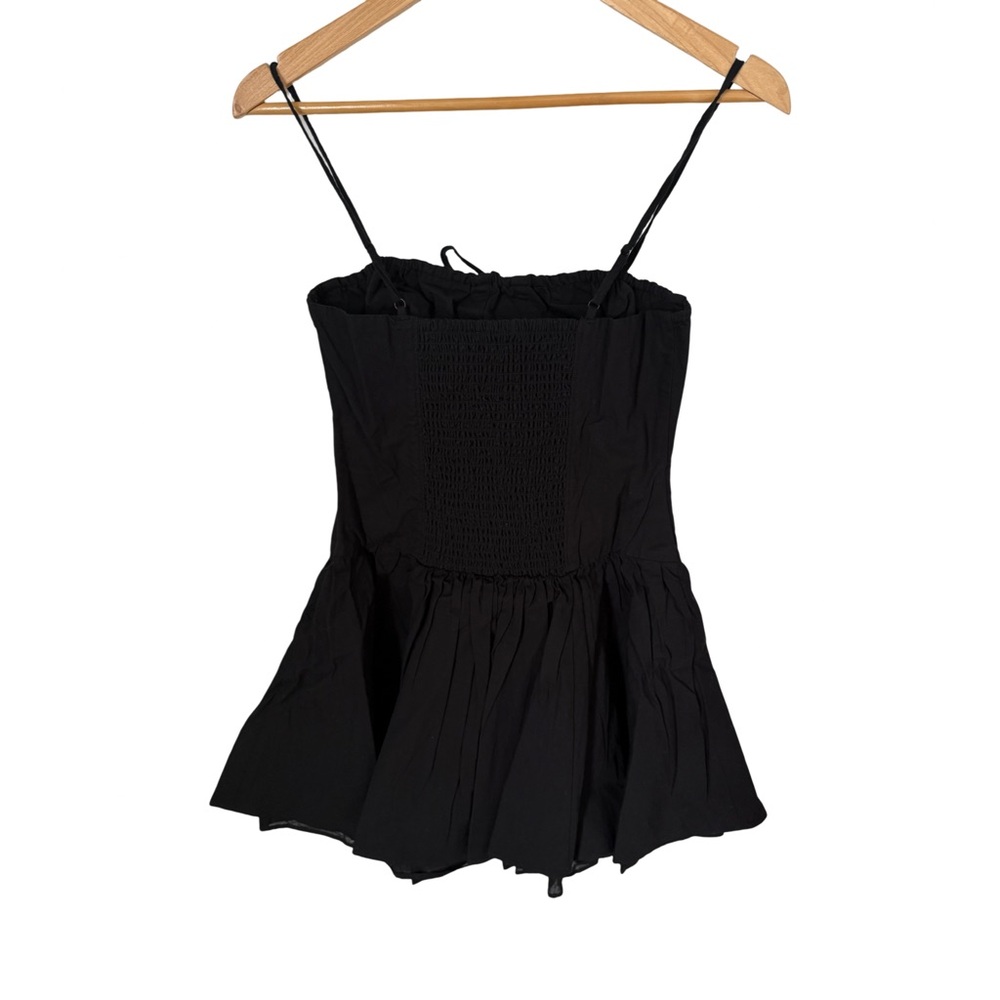 Oak + Fort Black Corset Mini Dress NWT Size M - Picture 5 of 12